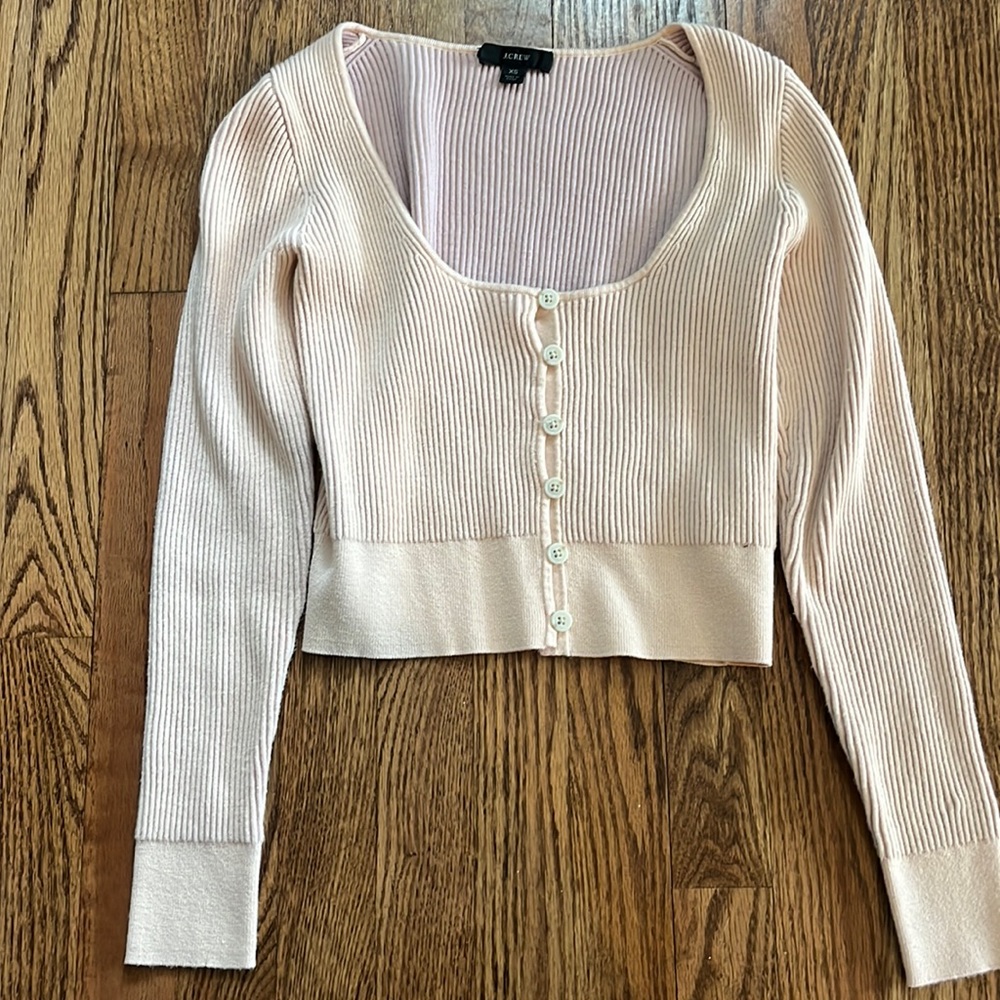 J.crew crop sweater women XS